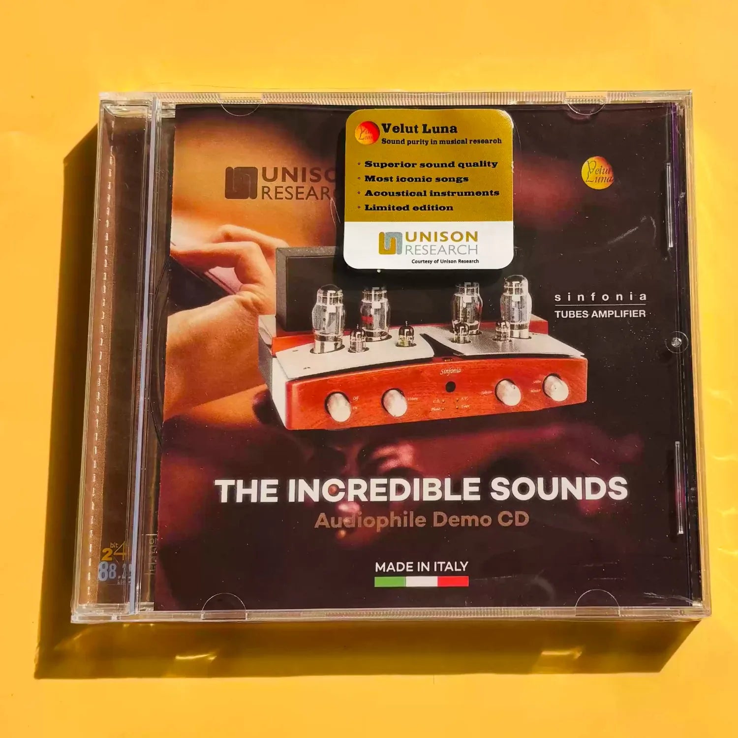Italian Audiophile Demo CD, High-Fidelity Tube Amplifier Sound Test, Limited Edition Hi-Res Audio Collectible Qme Demo CD