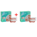 Silicone Dentures False Teeth Full Set Easy Wear Comfortable Anti Friction Protect Mouth Prevent Falling Soft Denture Reline Kit Qme 2Set Boxed