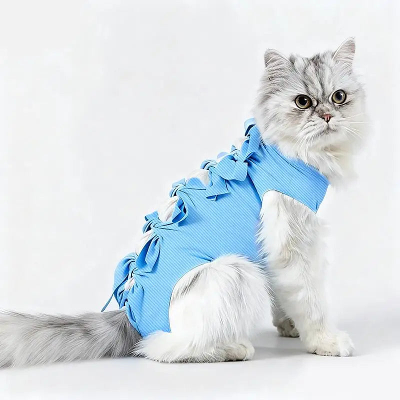 Postoperative Recovery Anti Licking Clothing Adjustable Cat Wound Qme E M