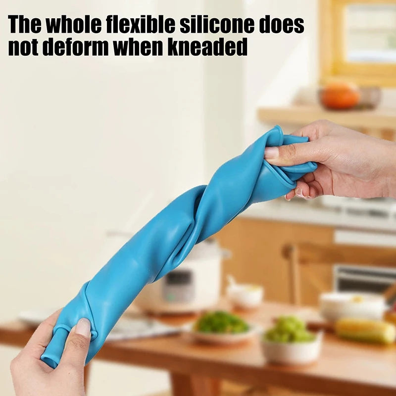 Silicone Bib Protector Waterproof Adult Mealtime Anti-oil Disability Qme