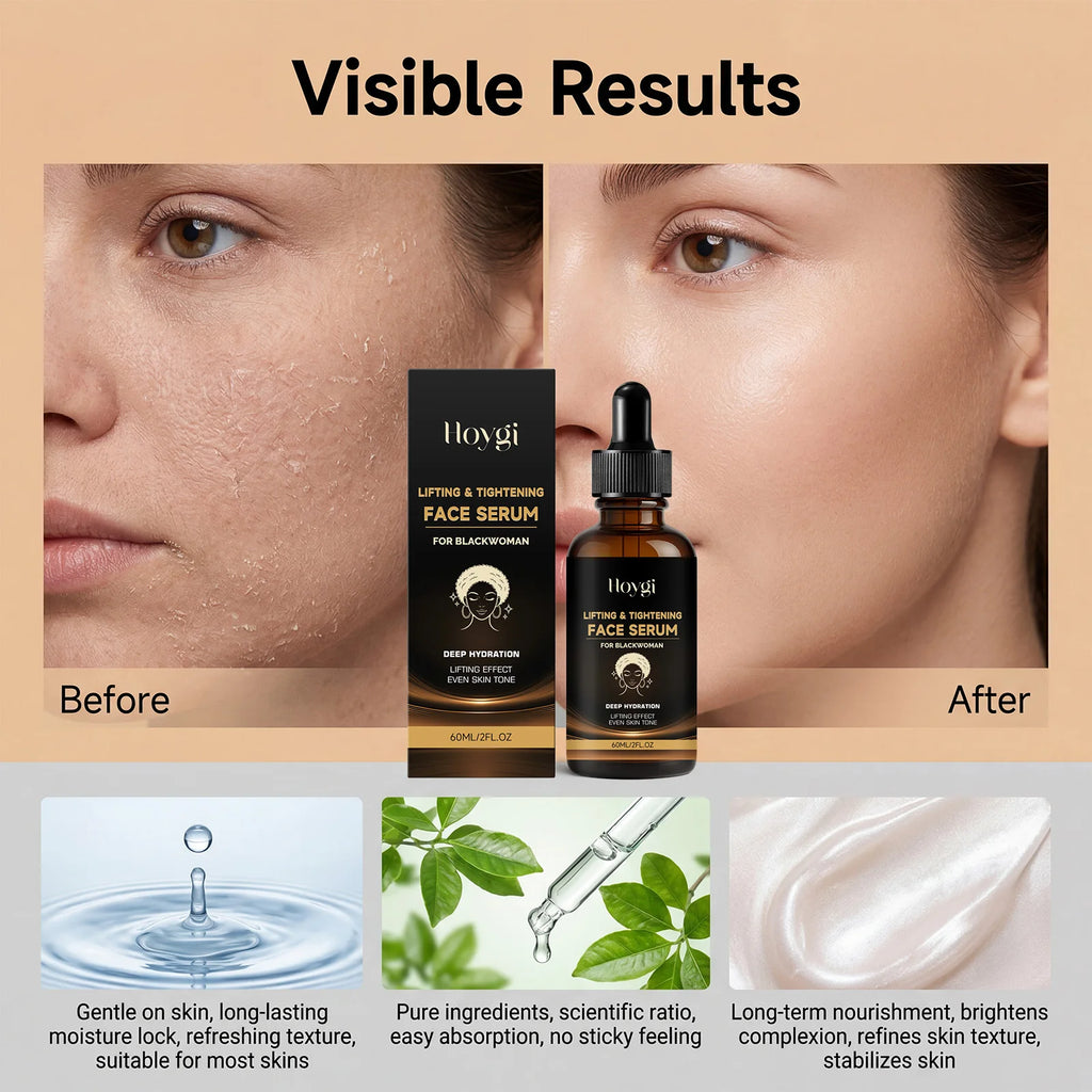 Lifting Tightening Face Serum Brightening Niacinamide & Hyaluronic Acid Collagen Hydrating Serum Daily Firming Skincare Moistur Qme