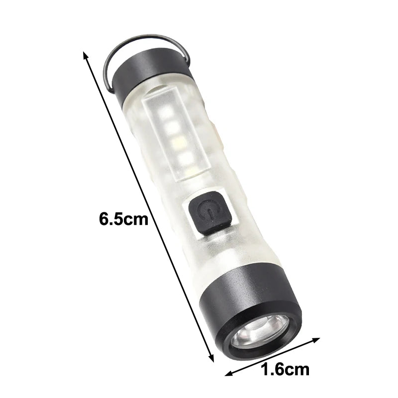 Clip-on Rechargeable Lamp Ideal Night Time Outdoor Sports Activities Qme
