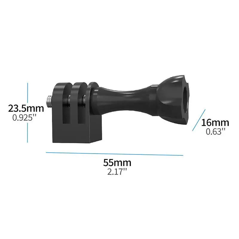 Mini 1 4 M6 Tripod Screw Adapter Aluminum Monopod Mount Base 13 12 11 Qme adapter with handle