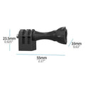 Mini 1 4 M6 Tripod Screw Adapter Aluminum Monopod Mount Base 13 12 11 Qme adapter with handle