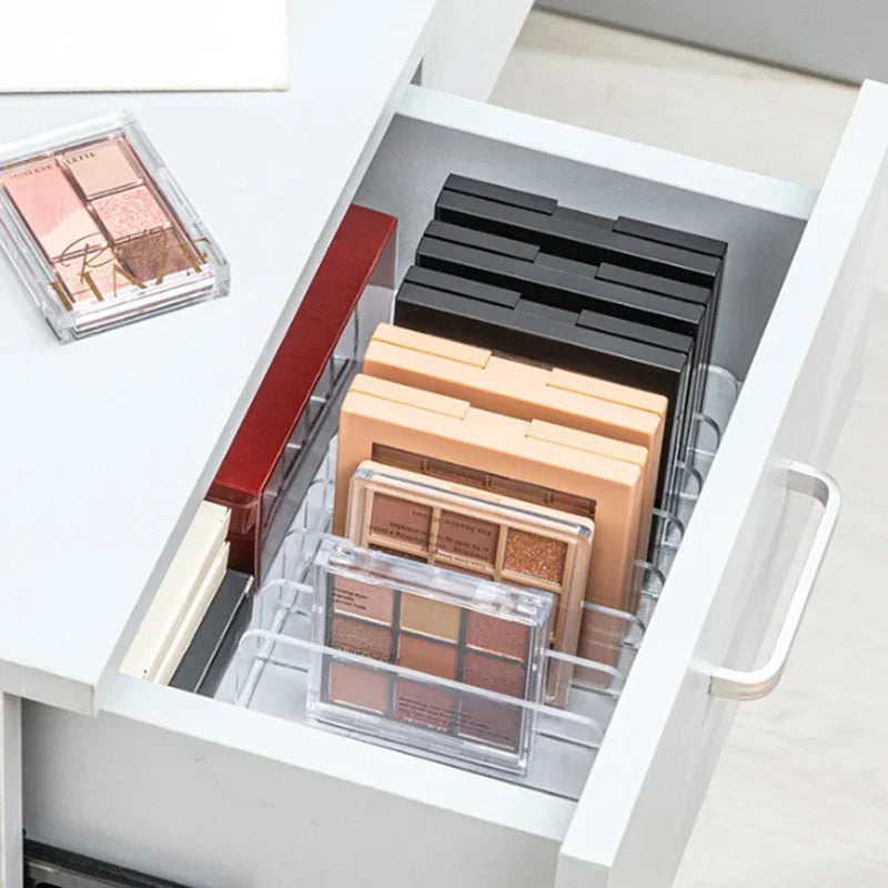 Clear Acrylic Eyeshadow Organizer Desktop Makeup Storage Rack Qme