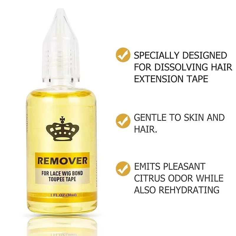Fast-acting Hair Extension Remover Wig Glue Removes Tape Double-sided Qme