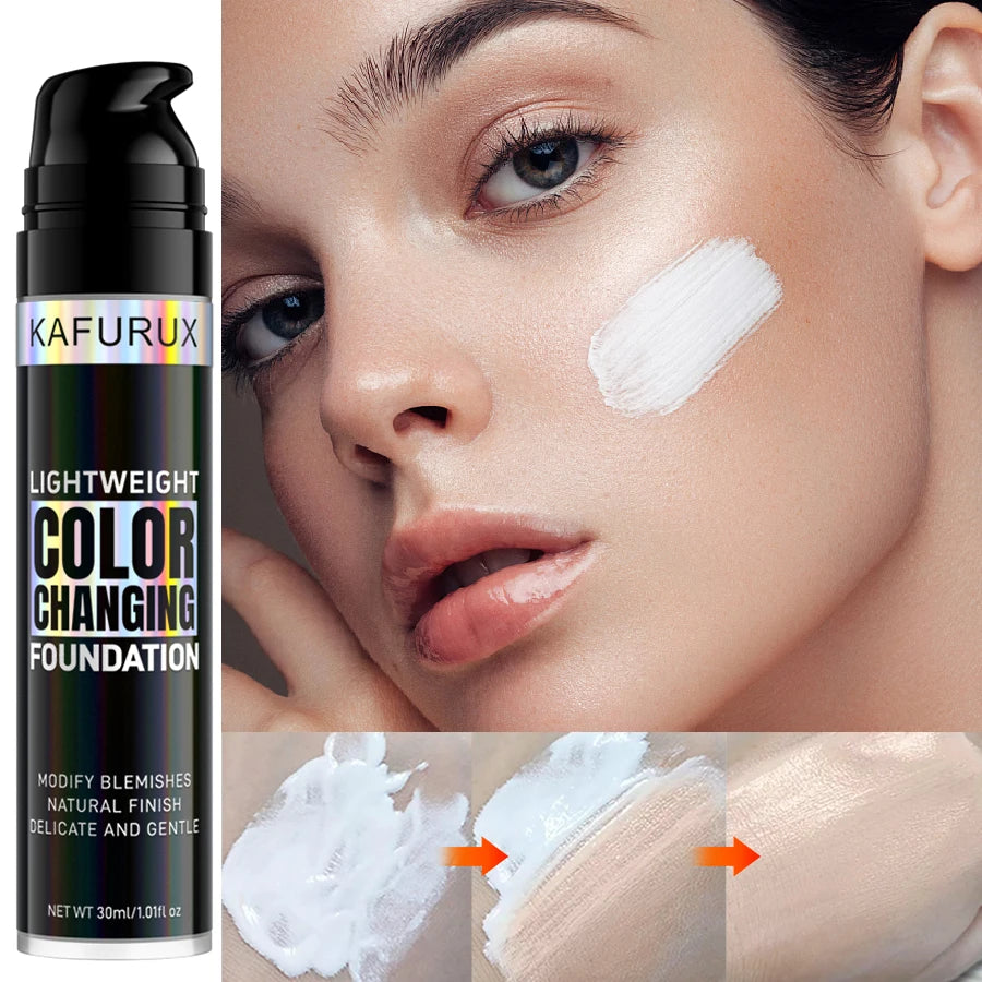 Magic Changing Foundation Liquid Soft Matte Long Lasting Hydrating Qme