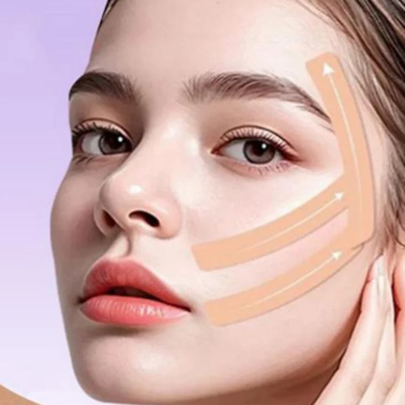 Face Neck Wrinkle Removal Tape Smooth Multipurpose Elasticity Sticker Qme