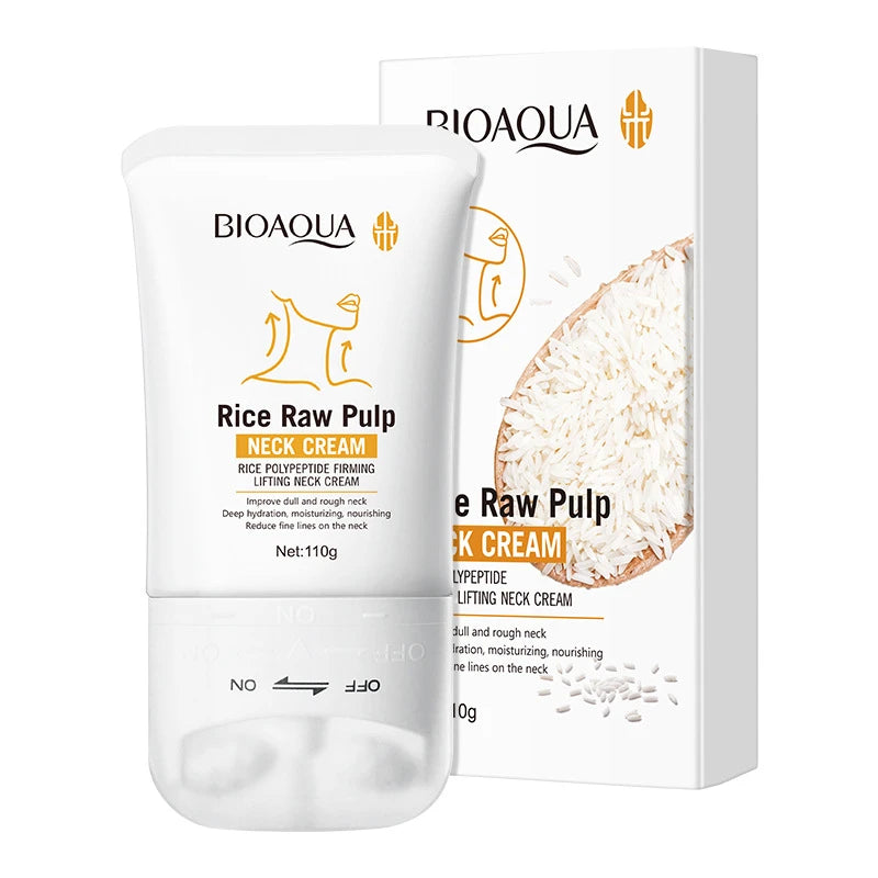 Collagen Neck Rolling Massage Cream Rice Extract Deeply Moisturizes Qme C-Rice 110ml