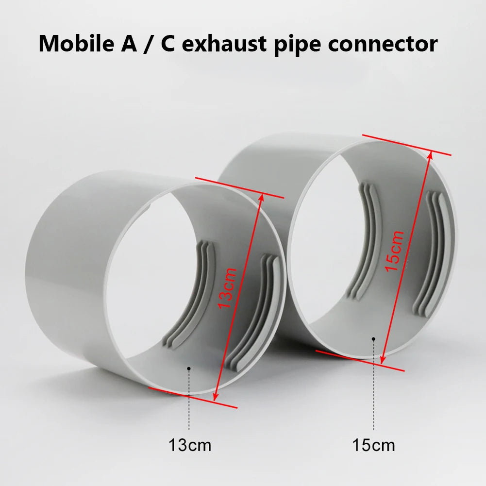 Mobile Exhaust Pipe Connector Heat Exhaust Pipe Diameter 15CM13CM Ventilation Tool Interface Accessories Qme