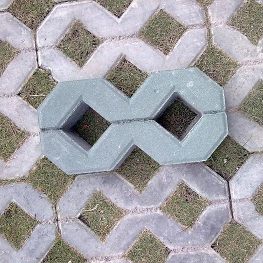 DIY Path Maker Paving Cement Brick Molds Outdoor Courtyard Garden Stone Road Walk Concrete Brick Carving Pavement Tools Qme