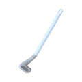 Silicone Golf Toilet Brush with Holder Set, Wall Mounted Deep Clean Toilet Cleaner Brush, No Dead Corner for Bathroom Qme Blue