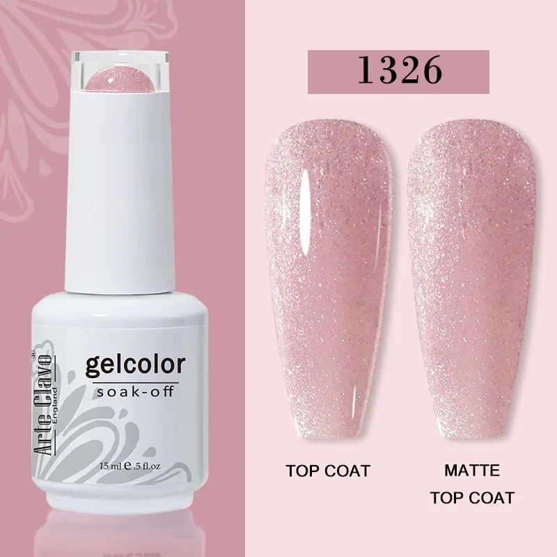 Arte Clavo Red Series Nail Polish Party Colors Gel Varnishes All Qme 1326