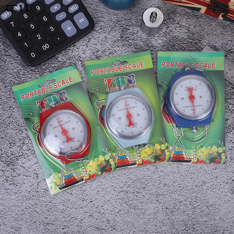 CC11High 5 Mechanical Vintage Portable Spring Balance Hook Scale Qme
