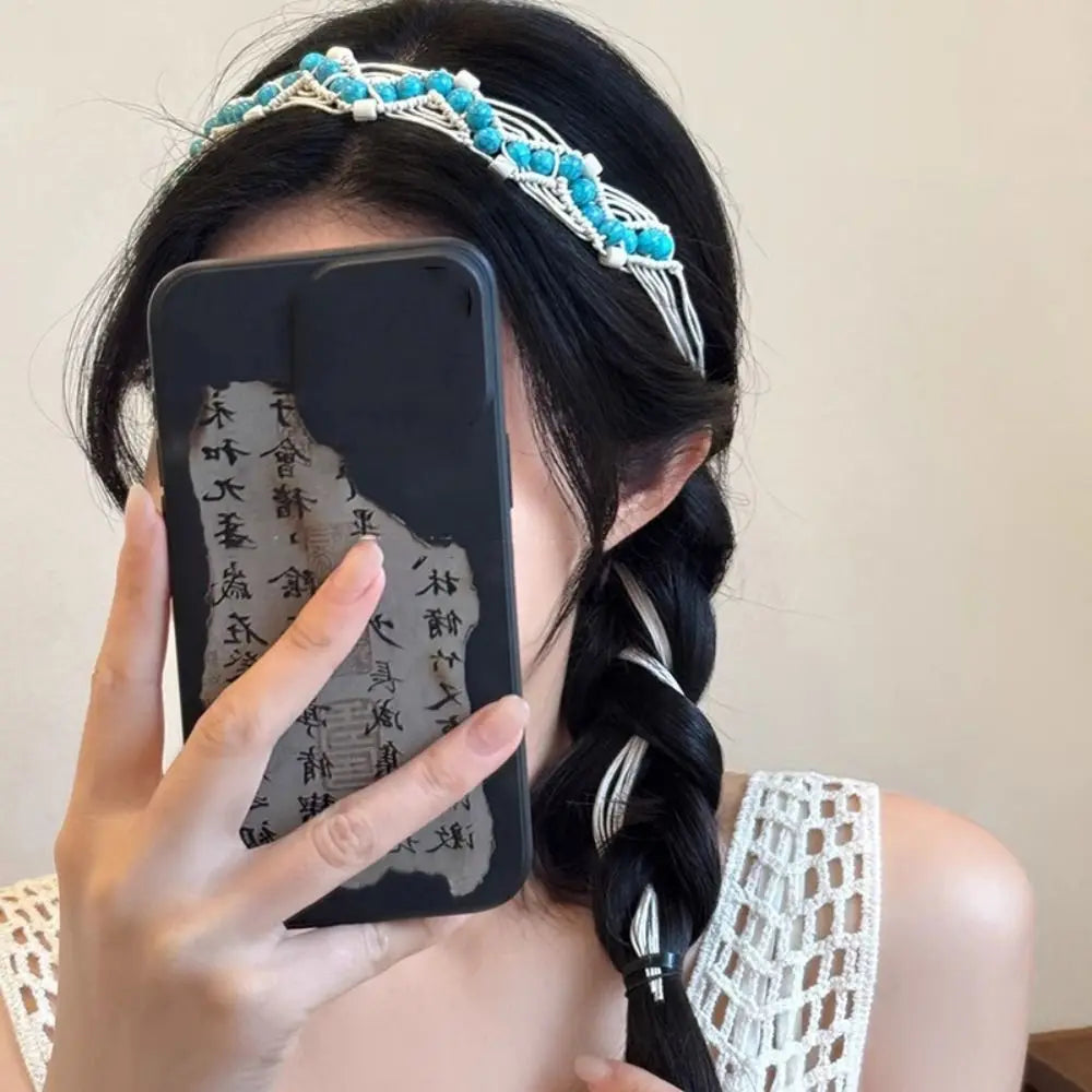 Woven Bohemia Hair Band Accessories Korean Dress Waist Chain Skirt Qme