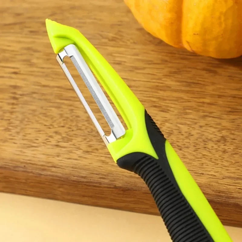 Anti Slip Handle Peeler, Peeler, Magic Tool, Melon, Potato, Fruit, Scraper, Kitchen Vegetable Tool Accessories Qme
