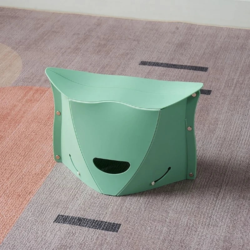 Portable Folding Paper Stool Multifunctional Storage Bag Carrying Qme Green