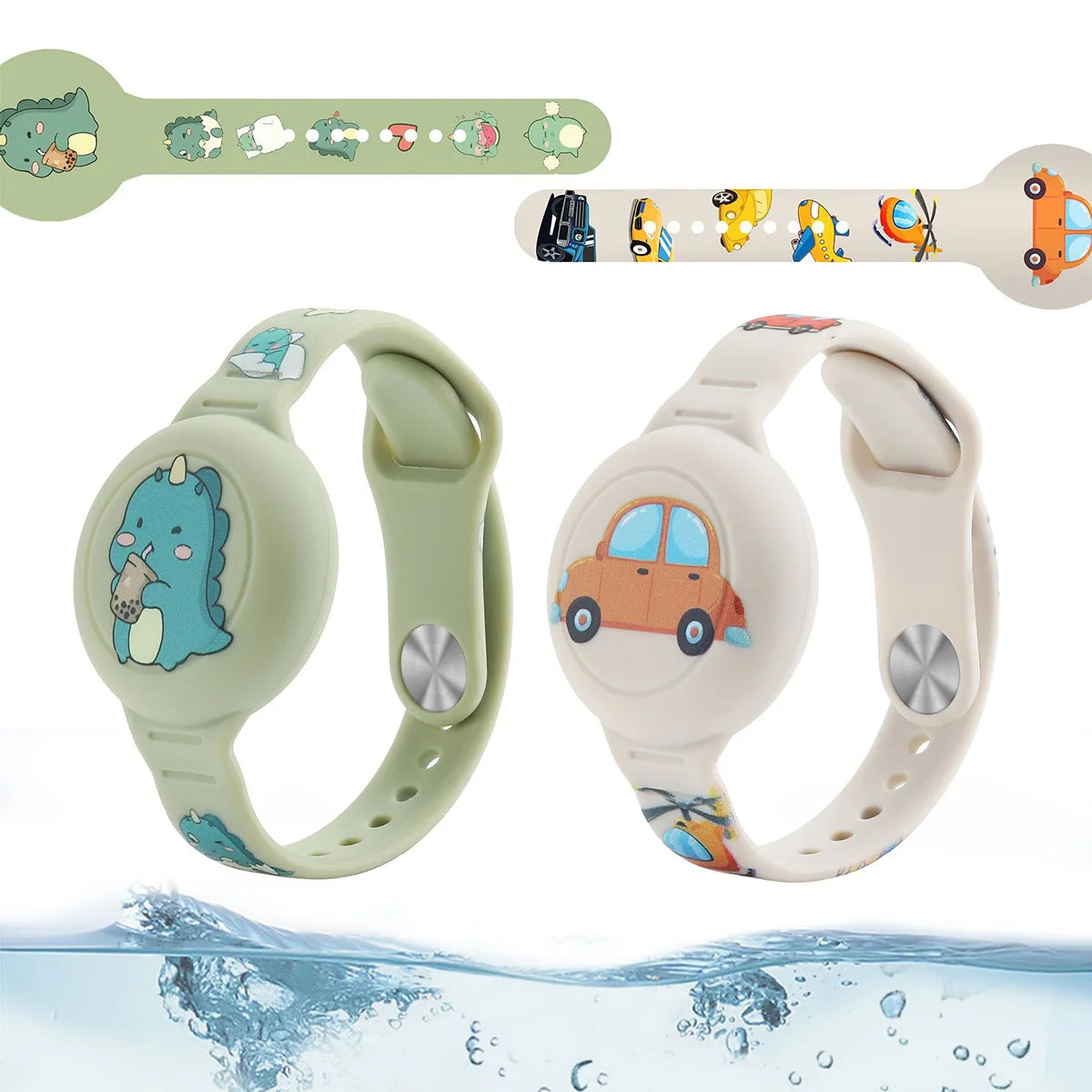 New Waterproof For Apple Airtag Holder Wristband Kids Silicone Case Bracelet Children For AirTags Case Watch Band Qme