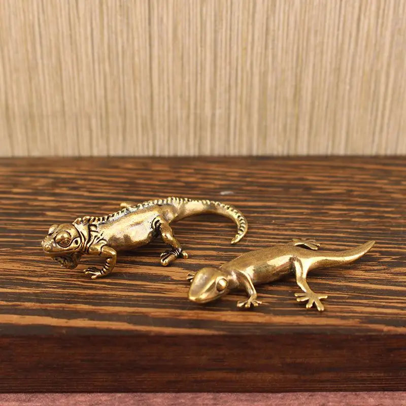 Small Ornaments Antique Home Decor Accessories Brass Animal Figurines Qme