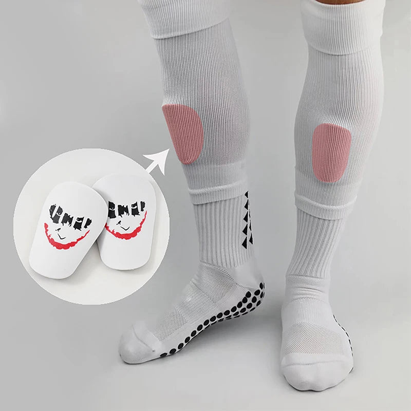 1Pair Mini Football Shin Pad Wear-resistant Shock Absorbing Leg Qme
