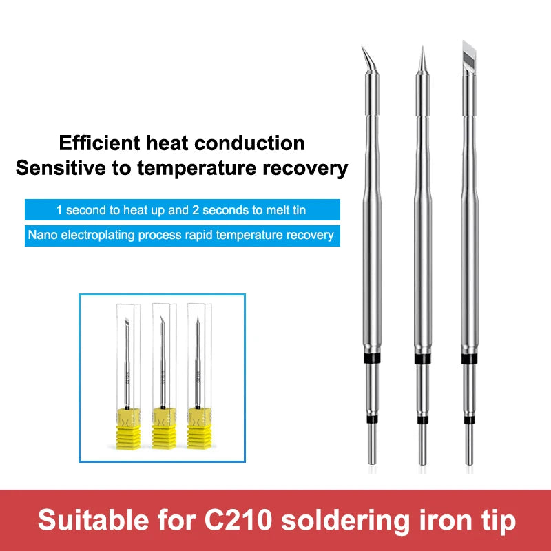 Superfine Soldering Iron Tip C210 C245 C115 Optional Precision Tools Qme