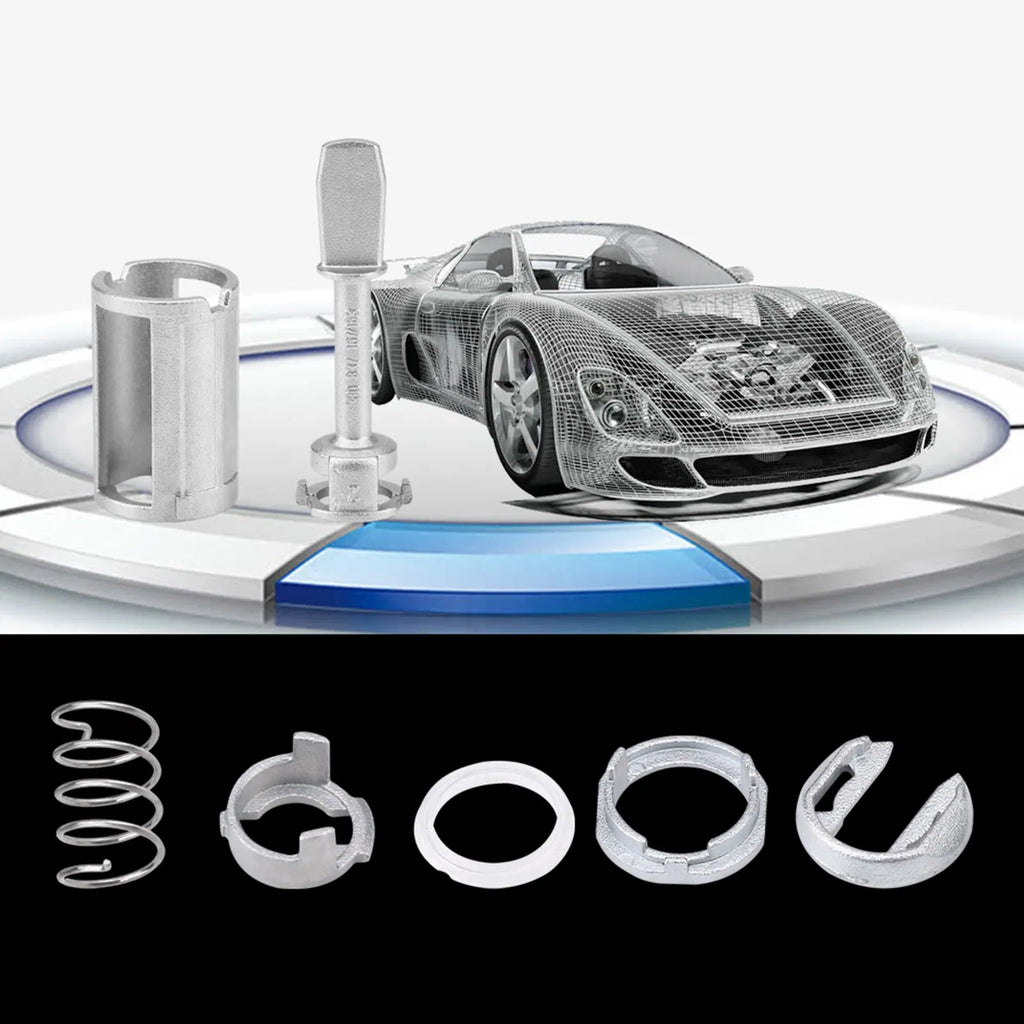 Lock Cylinder Repair Door Lock Repair Kit Front Left Right Door Lock Repair Kit for SEAT TOLEDO LEON AROSA Qme
