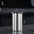 Stainless Steel Sealed Container Jar Kitchen Barrel Organizer Fresh Qme L