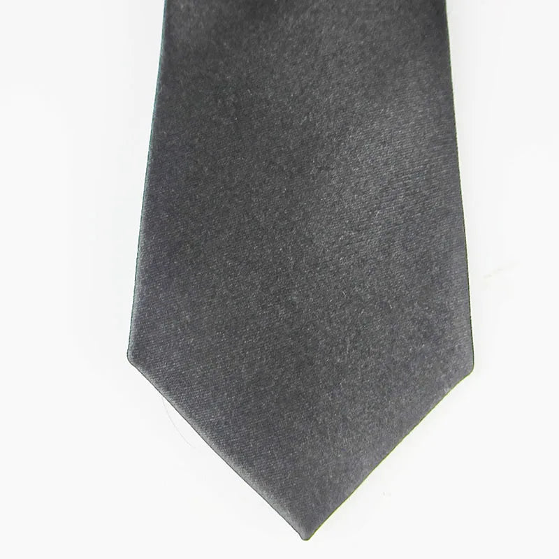 Tie Ties Silk Ties100 Real Luxury Neckties Black Plain Wedding Qme