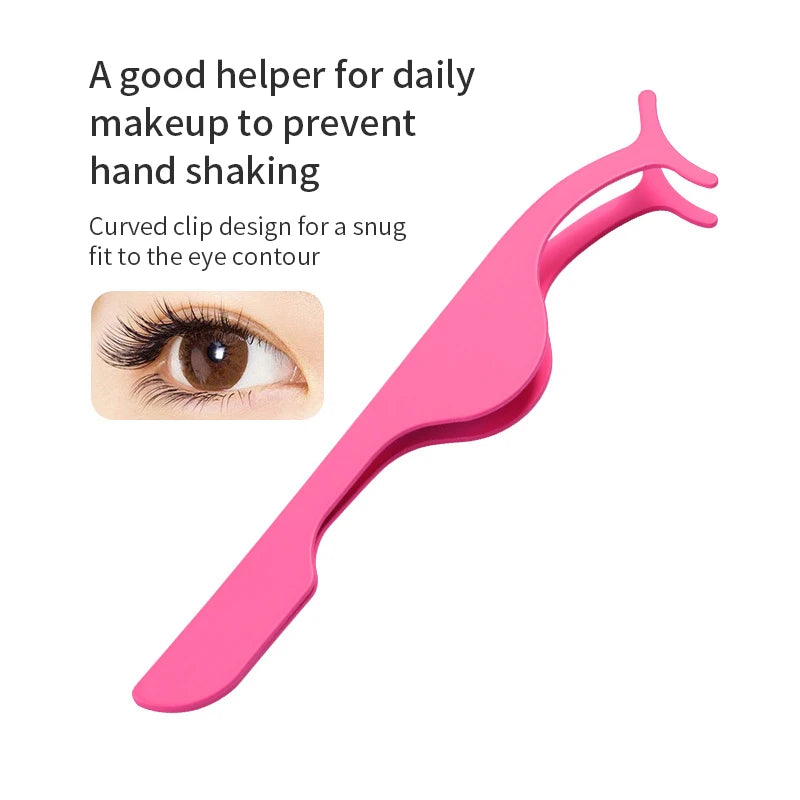 False Eyelashes Tweezer Fake Eye Lash Applicator Makeup Tools Qme