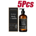 Moisturizing Hand Wash Vanilla Extract Nourishing Liquid Soap Gentle Cleansing Hand Soap for Daily Use Soft Hands Family Care Qme 5 x 100ml Boxed