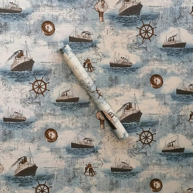 Vintage Newspaper Self Adhesive Wallpaper Vinyl Peel Stick Contact Qme Navigation 10mx45cm