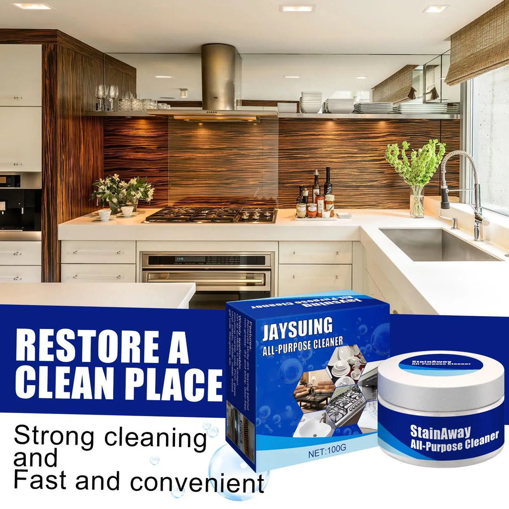 Heavy Oil Stain Remover Magic Degreaser Pot Bottom Polish Cleaner Stainless Steel Rust Remover Kitchen All Purpose Cleaner Paste Qme