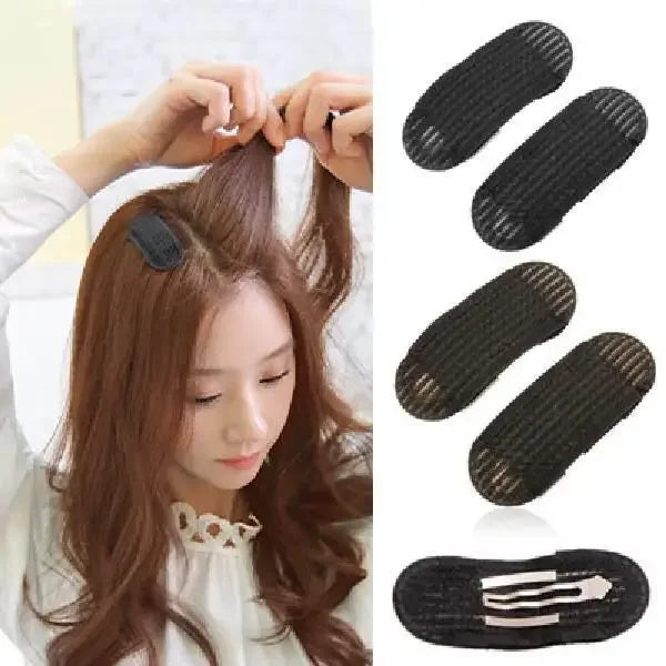 8/4/2PCS Puff Hair Head Cushion Hair Clips Invisible Volume Hair Base Fluffy Sponge Clip Bun DIY Hair Styling Tool for Women Qme