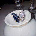 Exquisite Luxury Shiny 3D Exaggerated Two Color Butterfly Open Ring Crystal Geometric Zircon Rings Women Anniversary Jewelry Qme 3D Butterfly resizable
