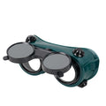 3PCS Welding Goggles Anti-Impact Protective Eyewear Dustproof Windproof Safety Glasses for Welders Qme Round hole