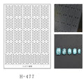 Reusable Hollow Out Love Star Nail Art Adhesive Sticker Template Qme H477