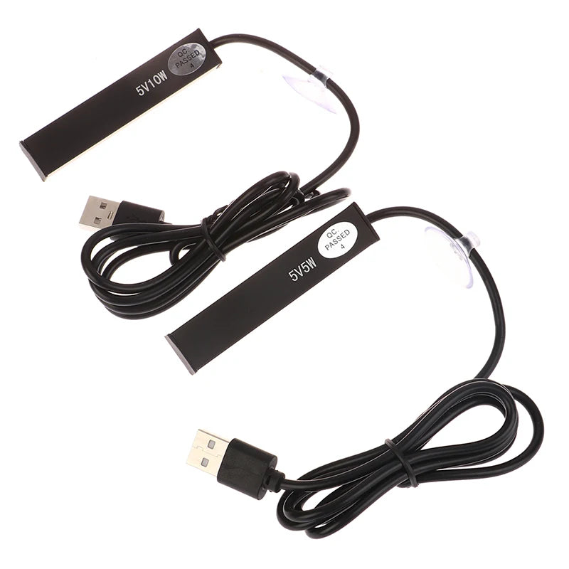 1Pc 5/10W Mini Aquarium Heater USB Charging For Small Fish Tank Heater Energy Saving Over Temperature Protection Accessories Qme