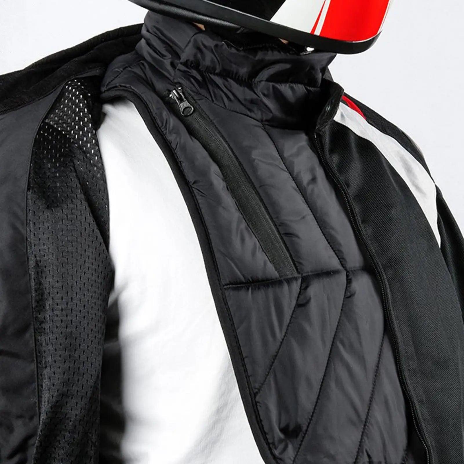 Motorcycle Neck Guard Black Windproof Neck Warmer Thermal Neck Guard Heated for Winter Outdoor Activities Warm Winter Gear Qme