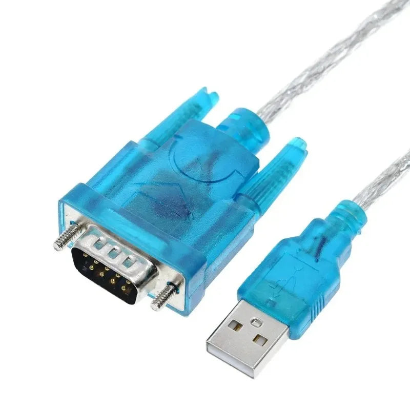 3pcs USB to RS232 Serial Adapter 9Pin DB9 COM Port Cable for Windows 7/10/11 64bit HL-340 Qme