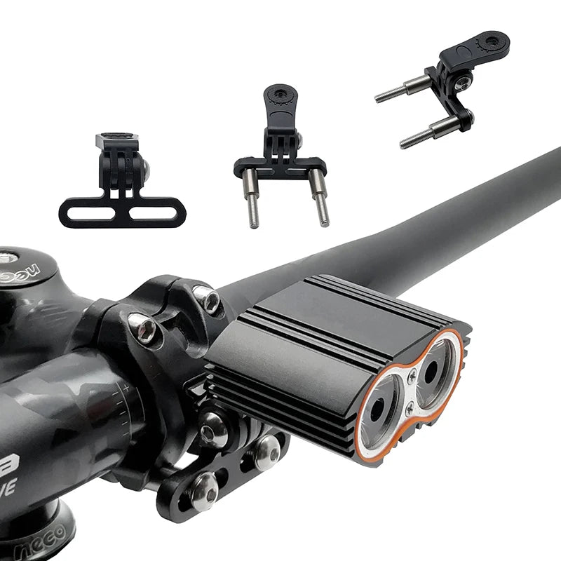 Bicycle Headlight Bracket Stem Mount Aluminum Alloy Cycling Front Qme