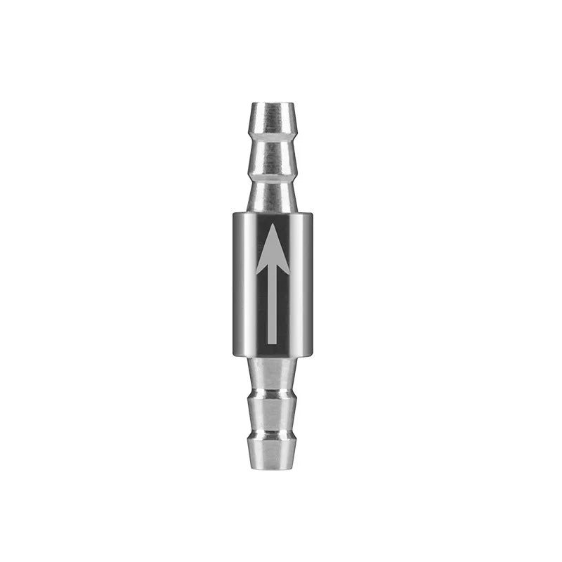 2pcs CO2 Check Valve Stainless Steel Anti Return Water Aquarium Carbon Dioxide Diffuser Gas Equipment Fish Tank Accessories Qme