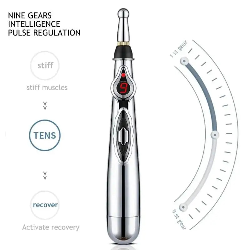 Electronic Acupuncture Pen Point Meridian Energy Massage Acup Qme
