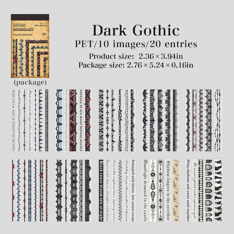 20Pcs Vintage Lace Food Theme Die-Cut Stickers Book for DIY Scrapbook Phone Case Collage Decorative Aesthetic Stationery Qme A1