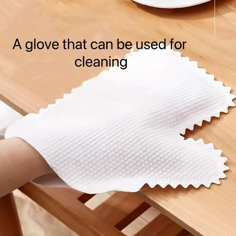 20Pcs Disposable Car Cleaning Gloves-Dust Removal Wipes For Home Non-woven Anti-Static Auto Interior Cleaning Tools Qme