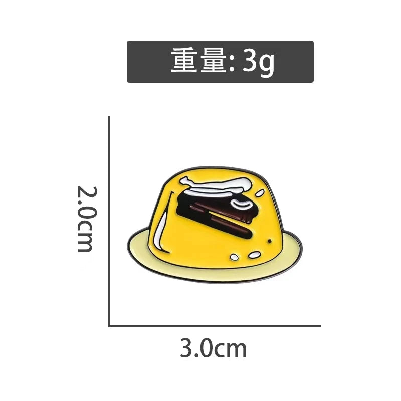 The Office TV Show Pin Jello Stapler Brooch Enamel Pin Creative Cartoon Decorative Brooches Lapel Metal Badge Jewelry Gift Qme