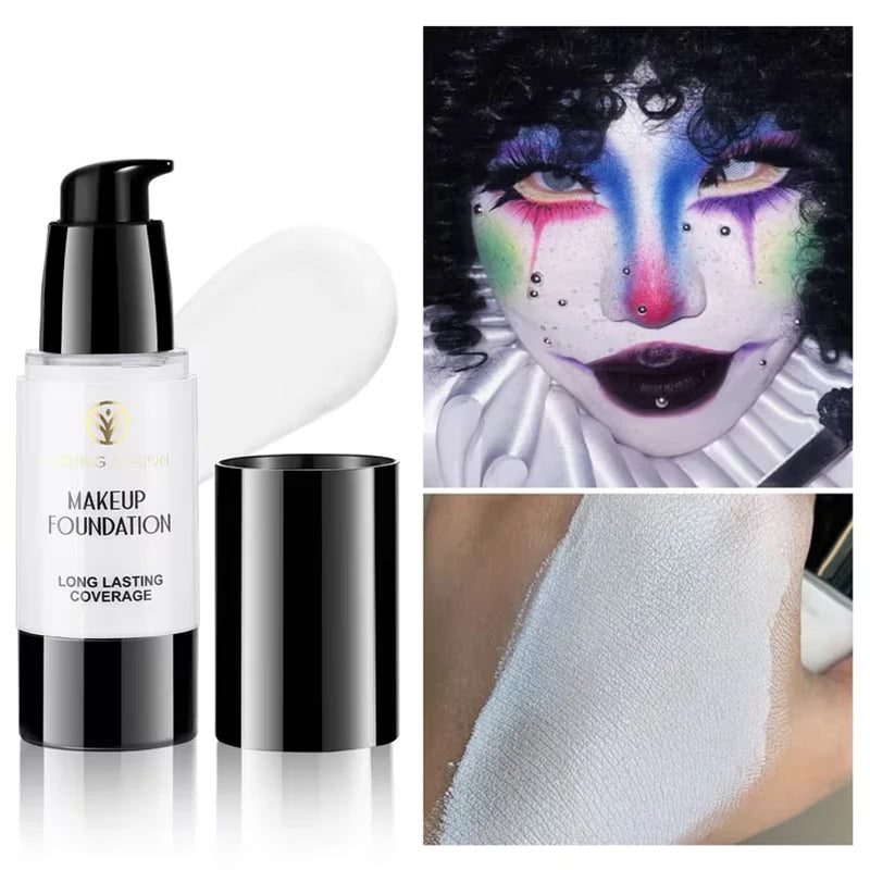 White Liquid Foundation Waterproof Long-lasting Ideal Vampire Qme
