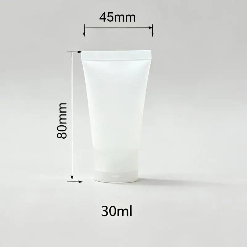 Empty Soft Squeeze Travel Tubes 3 Reusable Portable Toothpaste Qme