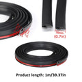 Car Windshield Seal Strip Rubber Front Window Gap Filler Waterproof Qme 1 meter
