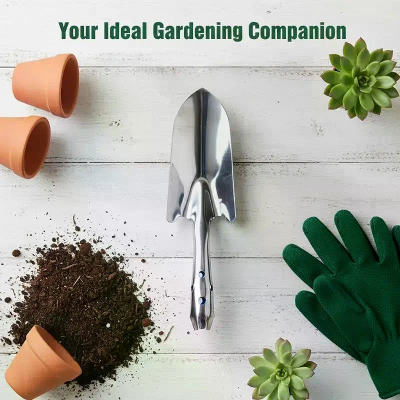 Stainless Steel Small Shovel Planting Flowers Garden Tools Pot Qme