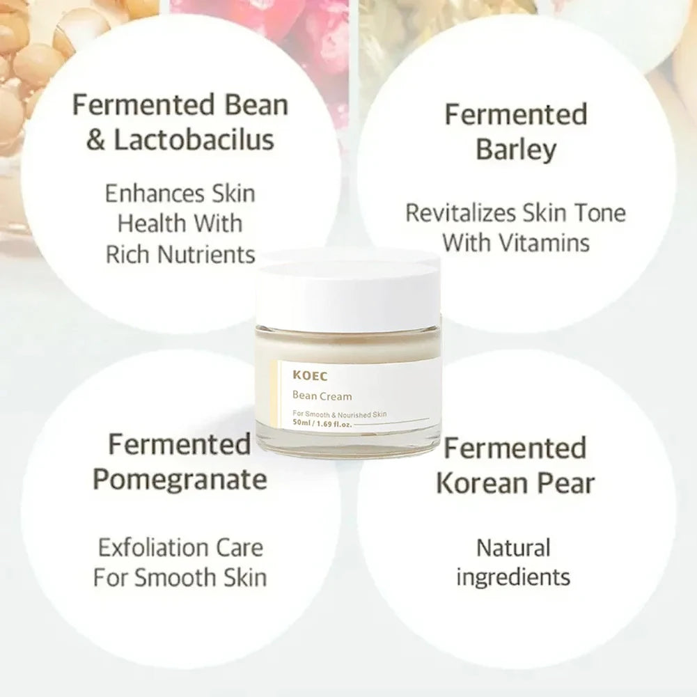 High-end Korean Facial Serum Soybean Essence Repair Damage Anti-aging Qme